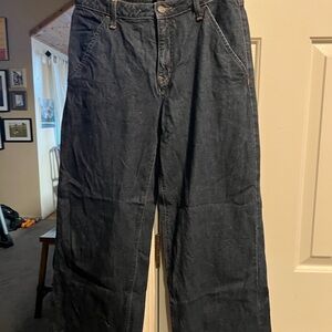 Banana Republic Dark Indigo High-Rise Trousers